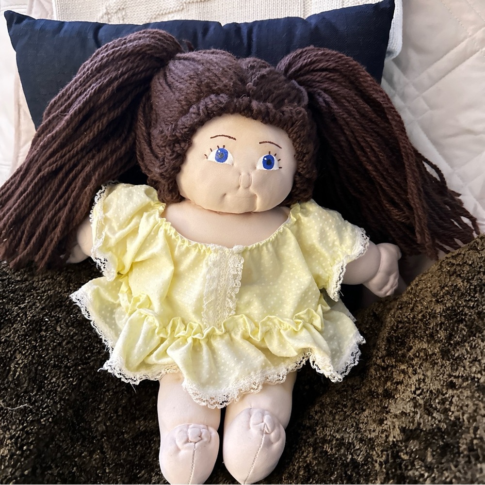 Vintage Handmade Softsulpture Doll